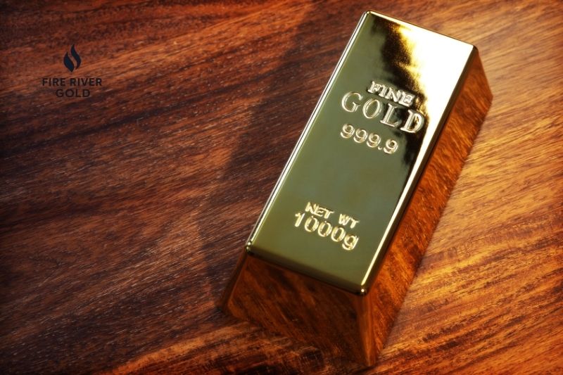 Is Gold a Good Investment - Single Gold Bar - Fire River Gold